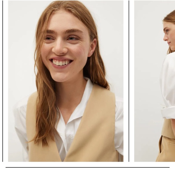 Mango Buttons Suit Waistcoat - Picture 5 of 6